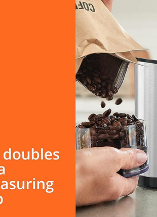 KRUPS Electric Coffee Grinder: 3 oz Capacity, 200 Watts - Versatile for Beans, Spices, Nuts - One-Touch Operation, Customizable Grind for 12 Cups - Ideal for Espresso, French Press