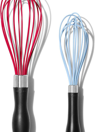 OXO Good Grips 2-Piece Silicone Whisk Set