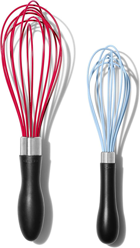 OXO Good Grips 2-Piece Silicone Whisk Set
