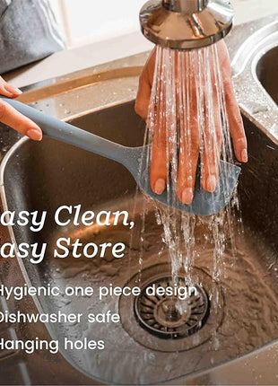 StarPack 'Scrape & Stir' Silicone Spatula Set (4 Pcs) - Heat Resistant Spatula Set 600°F - Food Grade Kitchen Spatulas - Nonstick Silicone Baking & Cooking Spatulas - Rubber Turner Set for Kitchen Use