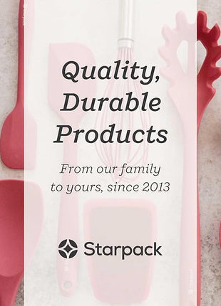 Starpack 'The All Rounder' XL Premium Silicone Spoonula Spatula - Silicone Spatula Spoon Heat Resistant to 600°F - Best Silicone Spoonulas - Rubber Spoon Spatula - Kitchen Spoon Spatula for Cooking