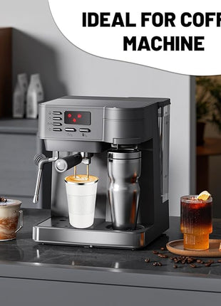 Insulated Coffee Tumblers with Flip Lid 12oz / 17oz, Stainless Steel Travel Coffee Mug Leak Proof, Vacuum Insulated Coffee Mug Reusable Cup, Keeps Cold and Hot for Coffee Tea