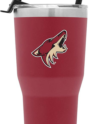 Simple Modern Officially Licensed NHL Arizona Coyote 30oz Cruiser Tumbler Insulated Travel Mug Cup with Flip Lid and Straw