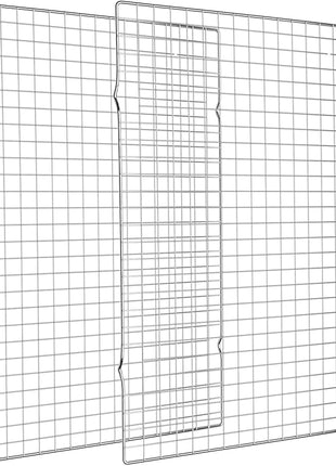 Cooling Rack for Baking 2-Pack, 16x10 Inches Baking Rack, Thick Wire Cookie Rack for Cooking, Roasting, Grilling, Drying, Oven Safe, Fits Half Sheet Pan, Silver