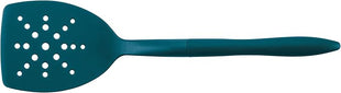 Rachael Ray Tools and Gadgets Spoon, Slotted and Solid Turners Set/ Cooking Utensils - 3 Piece, Teal Blue