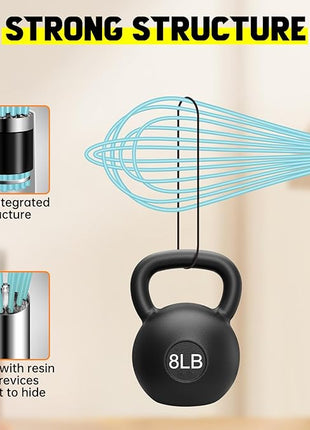 HOTEC 4 Pieces Silicone Whisks Set, Wire Balloon Whisks Egg Beater, Non-slip Handle Whisk for Non-stick Cookware Perfect for Cooking, Stirring, Beating and Blending (Blue)