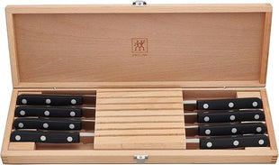 ZWILLING TWIN Gourmet Classic 8-pc Steak Knife Set with Wood Case