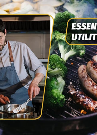 CHENGU 4 Pcs Mini Brownies Serving Spatula Stainless Steel Nonstick Serve Turner Cookie Slotted Spatula for Kitchen Cutting and Serving Desserts Small Frying Pan Cookie (3 Styles, 3 Styles)