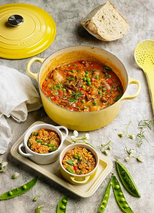 Le Creuset Stoneware Mini Round Cocotte, 8 oz., Soleil