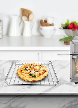 Oven Rack Replacement for Cuisinart TOA-60 TOA-65 Air Fryer Convection Toaster Oven, Dishwasher Safe Air Fryer Wire Rack for Oven Cooking, 12.4" x 11" Cooking Rack & Cooling Rack