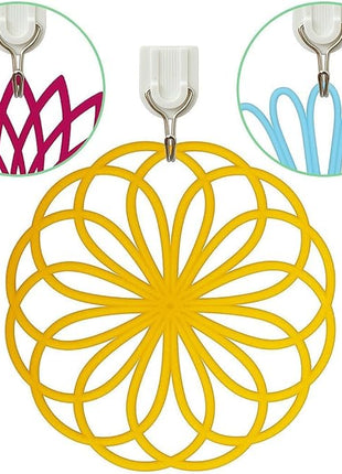 ME.FAN Silicone Trivet Mat - Kitchen Hot Pads for Pots & Dish - Insulated Teapot Trivet - Flexible, Durable, Non-Slip Large Coasters 3 Set Desert Sage