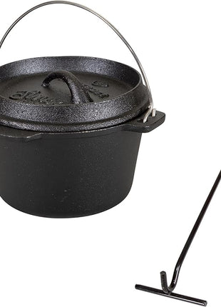Stansport Pre-Seasoned Cast Iron Dutch Oven