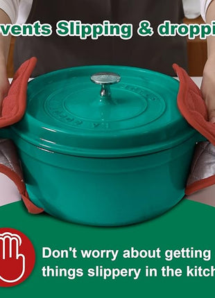 Joyhalo 6 Pack Pot Holders for Kitchen,Cotton Oven Holder with Great Heat Resistance,Non Slip Hot Pads for Kitchen Clearance,Spice