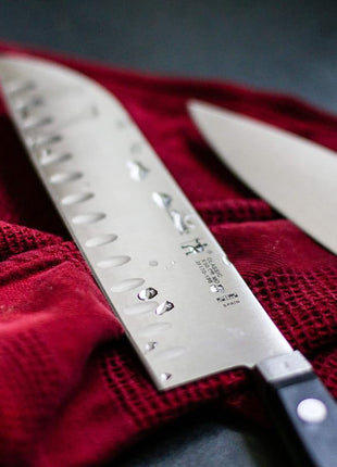 Henckels CLASSIC 7-inch Hollow Edge Santoku Knife