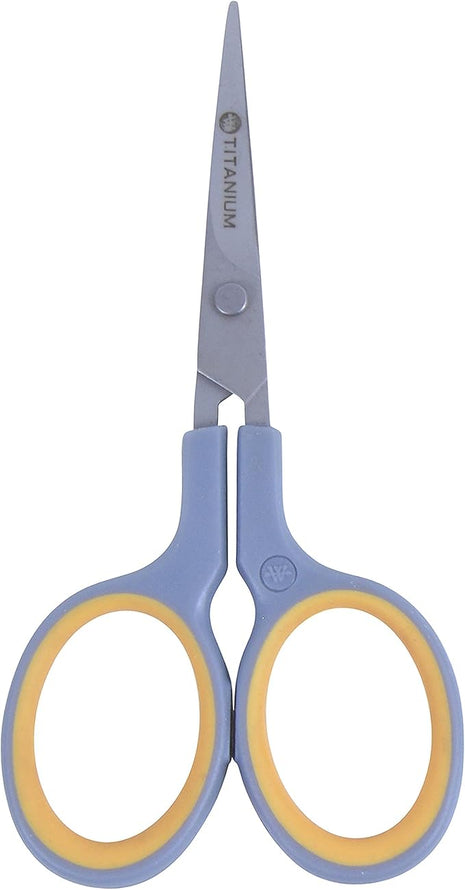 Westcott 4" Sewing Titanium-Bonded Embroidery Scissors, Curved (13865)