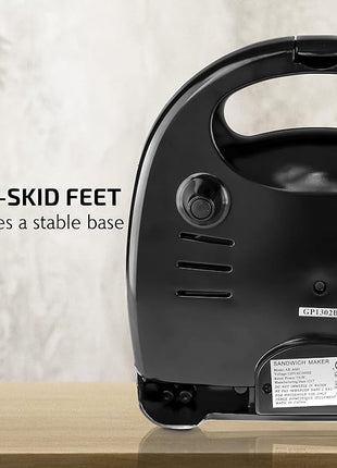 OVENTE 3 in 1 Electric Sandwich Maker, Panini Press Grill and Waffle Iron Set with Removable Non-Stick Plates, Perfect for Cooking Grilled Cheese, Tuna Melts, Burgers, Steaks and Snacks, Black GPI302B