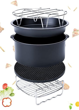 TamBee 9 Inch Round Cooling Racks for Cooking and Baking 304 Stainless Steel Cooling Racks Baking and Cooling Steaming Rack w Stand Cookware for Air Fryer Pressure Cooker Canning