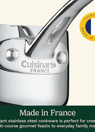 Cuisinart FCT-13 13-Piece Cookware Set French Classic Tri-Ply, Silver