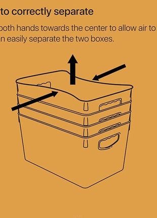 theaoo Clear Storage Bins with Lids Stackable - XLarge Plastic Containers for Pantry Organization and Storage - Perfect for kitchen,Fridge,Laundry Room,Bathroom,Garage,Closet,Cabinet Organizer -6 Pack