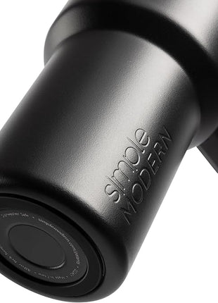 Simple Modern 40 oz Tumbler with Handle and Straw Lid | Leak-Proof Insulated Stainless Steel Water Bottle Travel Mug Cupholder Use | Gifts for Women Men Him Her | Trek Signature | Chartreuse Tie Dye