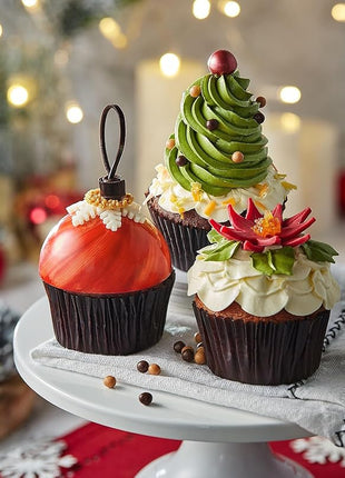 Jumbo Muffin Pan 2 Pack, Nonstick Large Cupcake Pan 6 Cup, Heavy Duty 0.5mm Thick Steel Big Muffin Tins for Baking, 3.5inch Dia, Gold