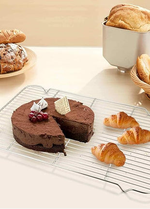 TeamFar Baking Sheet with Cooling Rack, Stainless Steel Half Size Cookie Sheet Pan and Baking Rack Set, 20’’×14’’×1’’, Non Toxic & Rust Free, Thick & Heavy Duty, Mirror Finish & Dishwasher Safe