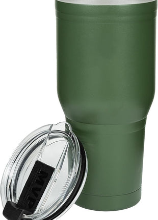 Military Gift Shop OD Green Double Wall Vacuum Insulated Stainless Steel, Tumbler | Disabled USMC Vet Owned SMALL Business