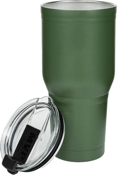 Military Gift Shop OD Green Double Wall Vacuum Insulated Stainless Steel, Tumbler | Disabled USMC Vet Owned SMALL Business