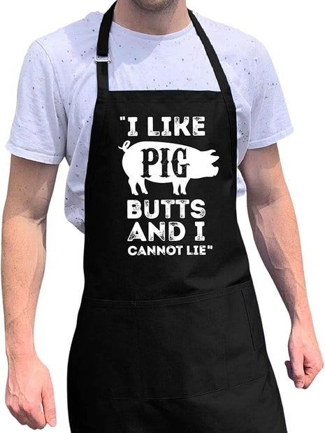 ApronMen - Funny Apron For Men - BBQ Gifts for Men & Unique Gifts for Fathers - Mens Aprons for Grilling