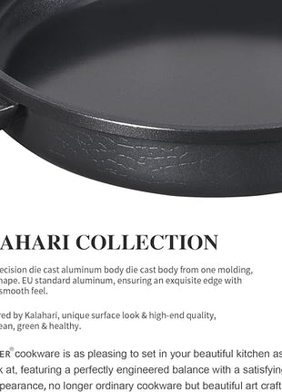 COOKLOVER Nonstick Ceramic Fry Pan, Non-Toxic, PTFE&PFOA Free, Induction Compatible Egg Skillet Frying Pan with Heat Resistant Handle, 11 Inch – Gray