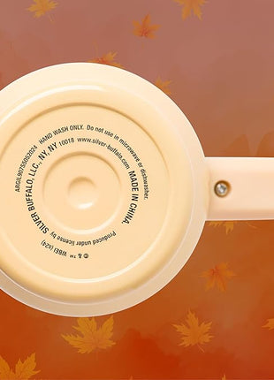 Silver Buffalo Gilmore Girls Luke's Diner Stainless Steel Tumbler with Handle and Straw, Fits in Standard Cup Holder, 40 Ounces