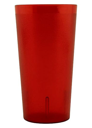 G.E.T. 6632-1-R-EC Heavy-Duty Plastic Restaurant Tumblers, 32 Ounce, Red (Set of 4)