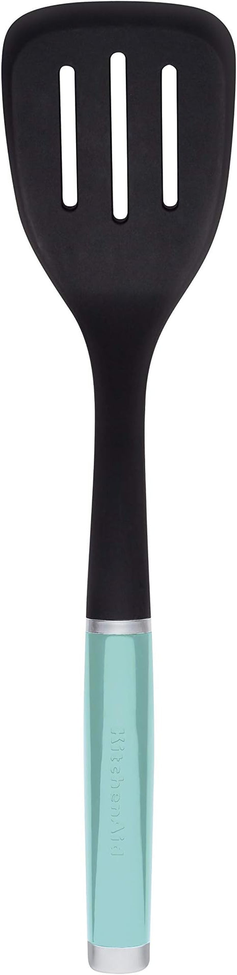 KitchenAid Classic Nylon Slotted Turner, 13.66-Inch, Aqua Sky