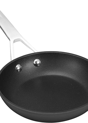 MsMk Small Egg Pan，8 1/2 inch Titanium and Ceramic Nonstick Omelette Pan，Small Frying Pan Safe for Induction，Scratch-resistant，Oven Safe to 700°F Pan for Cooking, Dishwasher Safe