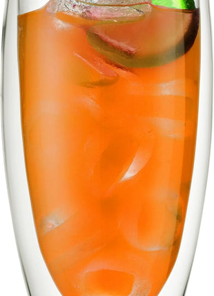 Bodum 15oz Pavina Double Wall High-Heat Borosilicate Glass, Set of 2, Clear