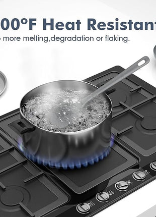 5 Pieces Silicone Spatula Set, Food Grade Rubber Spatula, Upgrade Strong Handle with Ergonomic Grip, Heat Resistant Up to 600°F for Nonstick Cookware, Cooking Gray