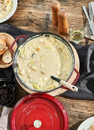 7-Qt. Round Dutch Oven Color: Cherry