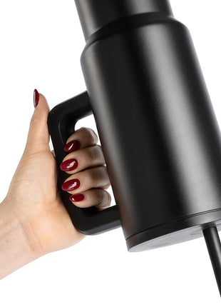 Simple Modern 40 oz Tumbler with Handle and Straw Lid | Leak-Proof Insulated Stainless Steel Water Bottle Travel Mug Cupholder Use | Gifts for Women Men Him Her | Trek Signature | Lavender Mist