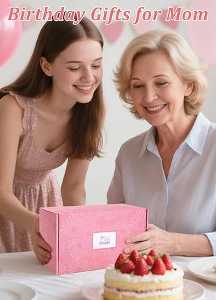 Mom Birthday Gifts for Mom from Daughter Son - Funny Christmas Birthday Gifts Ideas for New Moms Mother - 14Oz Ceramic Coffee Mug, Heart-Shaped Jewelry Dish, Gift Boxed Set, 10pcs - Best Moms Gift