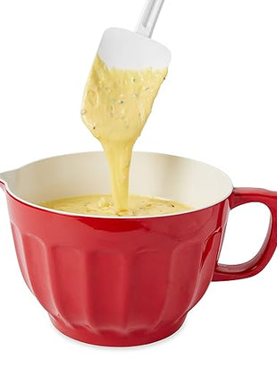 Rubbermaid Commercial Products Cold Temperature Spoon Spatula, 13.5 Inch, Clean-Rest Design , White