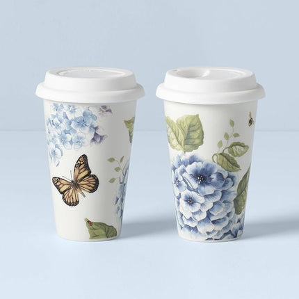 Lenox 891265 Butterfly Meadow 2-Piece Thermal Travel Mug Set