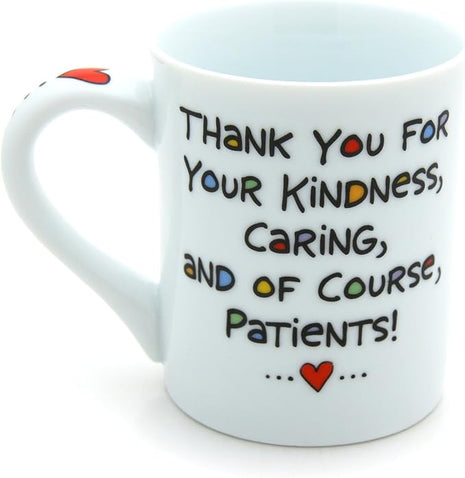 Our Name is Mud “Nicest Nurse” Porcelain Mug, 16 oz.