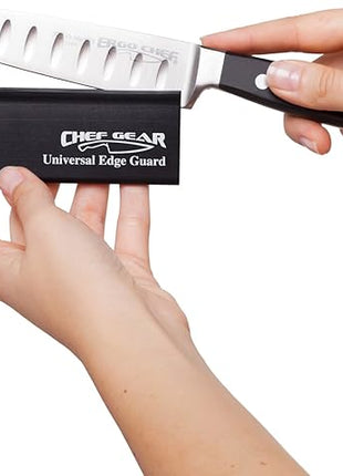 Ergo Chef 5pc Universal Knife Edge Guard Set (Red) Multi-sized/Chef knife, Santoku, Bread, Utility and Paring knives