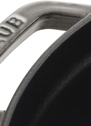 Staub Cast Iron 13.25-qt Round Cocotte - Graphite Grey, Made in France
