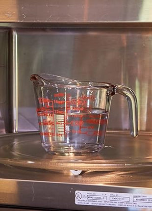 Anchor Hocking Glass Measuring Cups, 3 Piece Set (1 Cup, 2 Cup, 4 Cup liquid measuring cups)