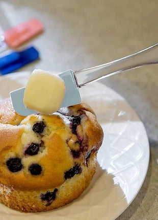 Mini Spatulas Set - 10 Piece Heat Resistant Silicone Spatula - Pro-Grade Multipurpose Kitchen Tool for Baking, Cooking, Mixing, and More - Non-Stick, Dishwasher Safe Bright and Small Spatula - Gray