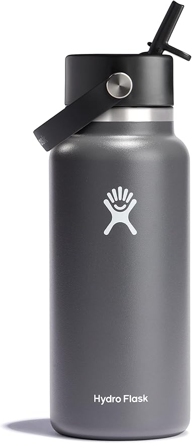 Hydro Flask 32 Oz Wide Flex Straw Cap Stone