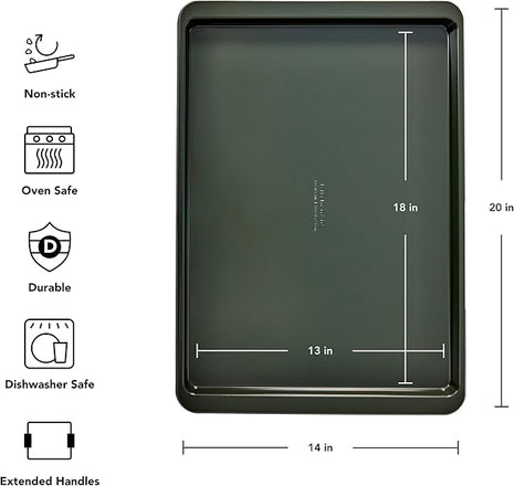 KitchenAid Non-stick Baking Sheet, 13x18-Inch, Evergreen
