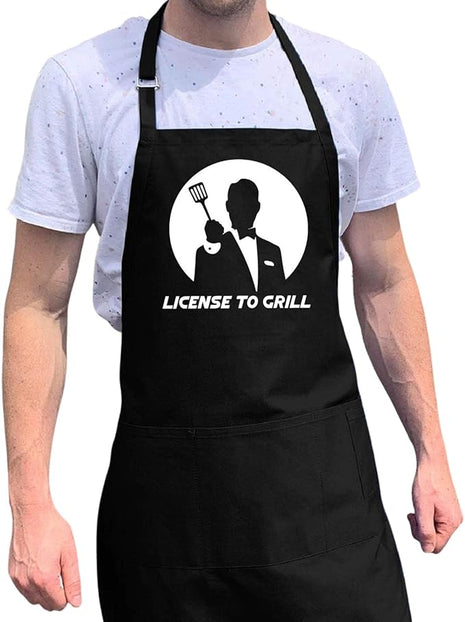 ApronMen - Funny Apron For Men - BBQ Gifts for Men & Unique Gifts for Fathers - Mens Aprons for Grilling
