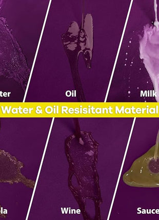 ROTANET Extra Large Apron for Men Adjustable Bib Aprons with 2 Pockets Cooking Kitchen Women Chef Water & Oil Resistant